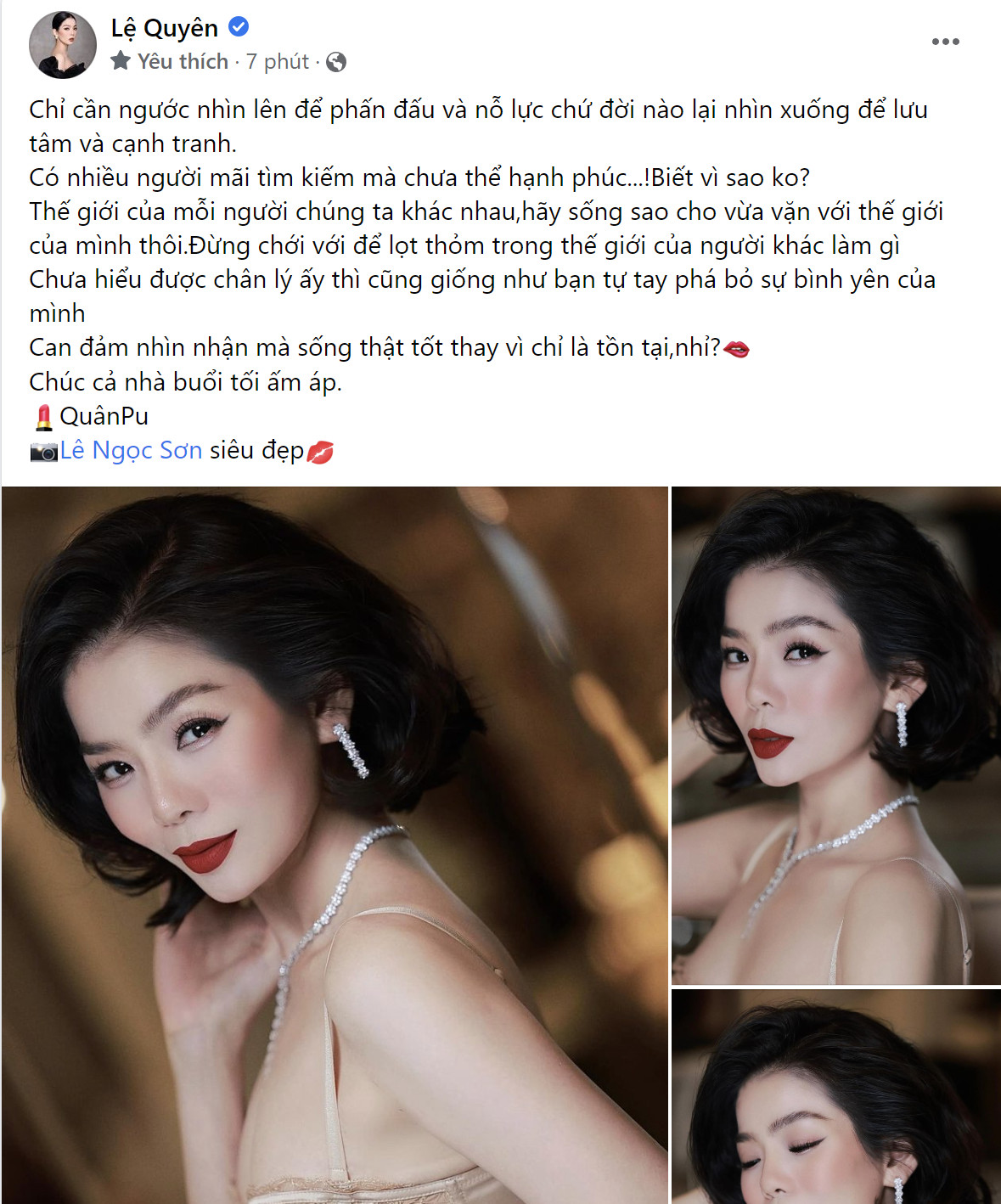 Nghe Lệ Quyên nói về bí quyết hạnh phúc ở tuổi ngoài 40 - Ảnh 1