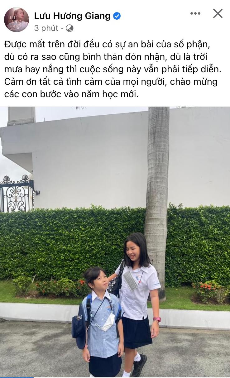 Hậu ồn ào của Hồ Hoài Anh, Lưu Hương Giang tâm trạng: Được mất trên đời đều có sự an bài của số phận - Ảnh 1