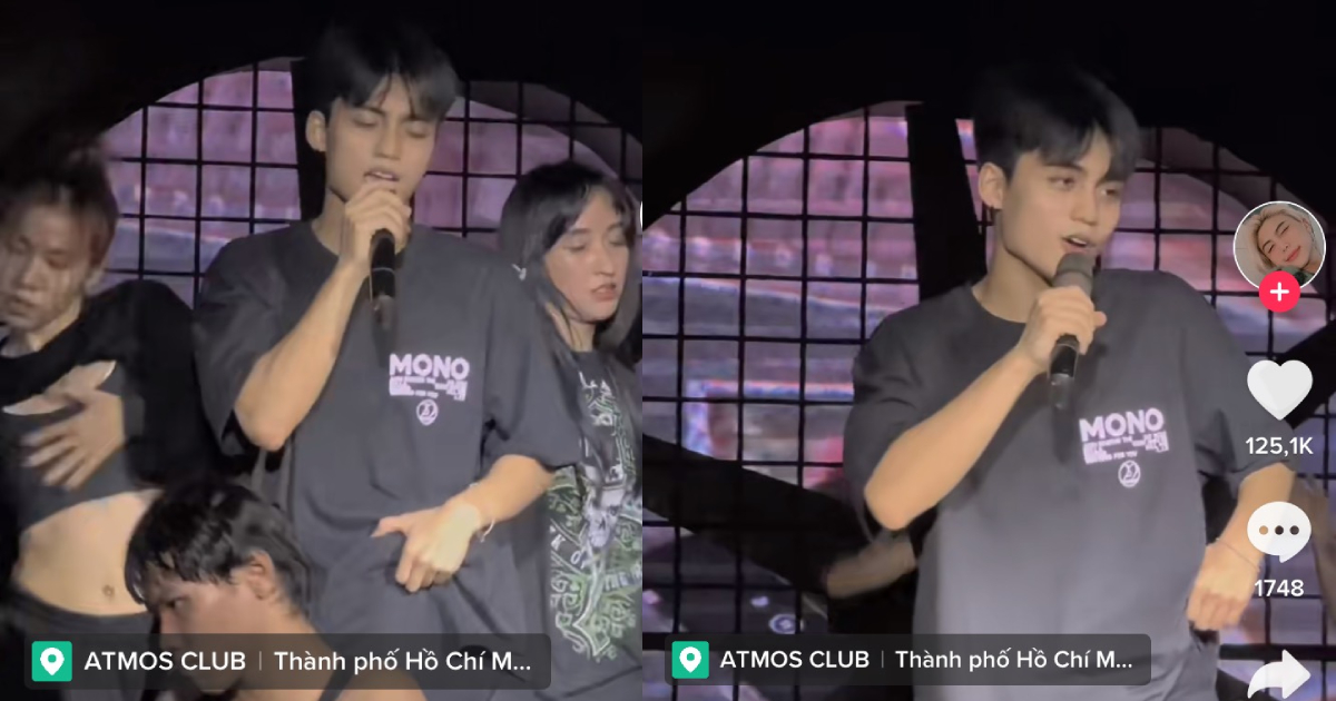 Mono em trai Sơn Tùng đi biểu diễn nhưng tâm điểm thuộc về "7749" lần kéo giữ cạp quần