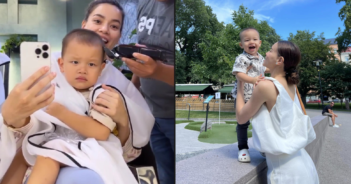 Khoảnh khắc "bất ổn" của Leon nhà Hồ Ngọc Hà khi được mẹ cho đi "tút tát nhan sắc"