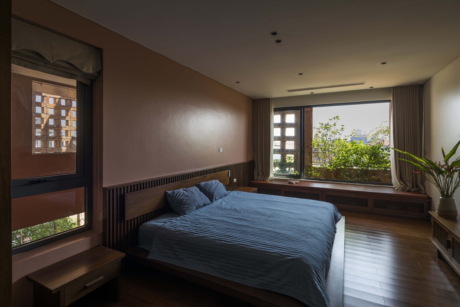 Phòng ngủ đơn giản, kết nối với thiên nhiên và rất thư giãn.