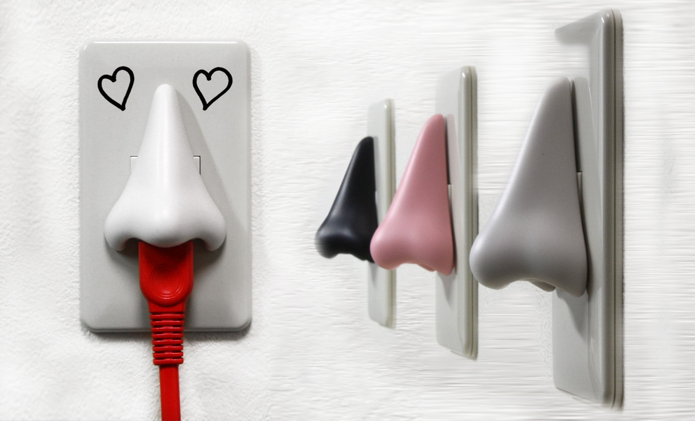 Ổ điện hình chiếc mũi, món phụ kiện độc đáo biến chuyện đùa "cắm phích điện vào lỗ mũi" thành sự thật