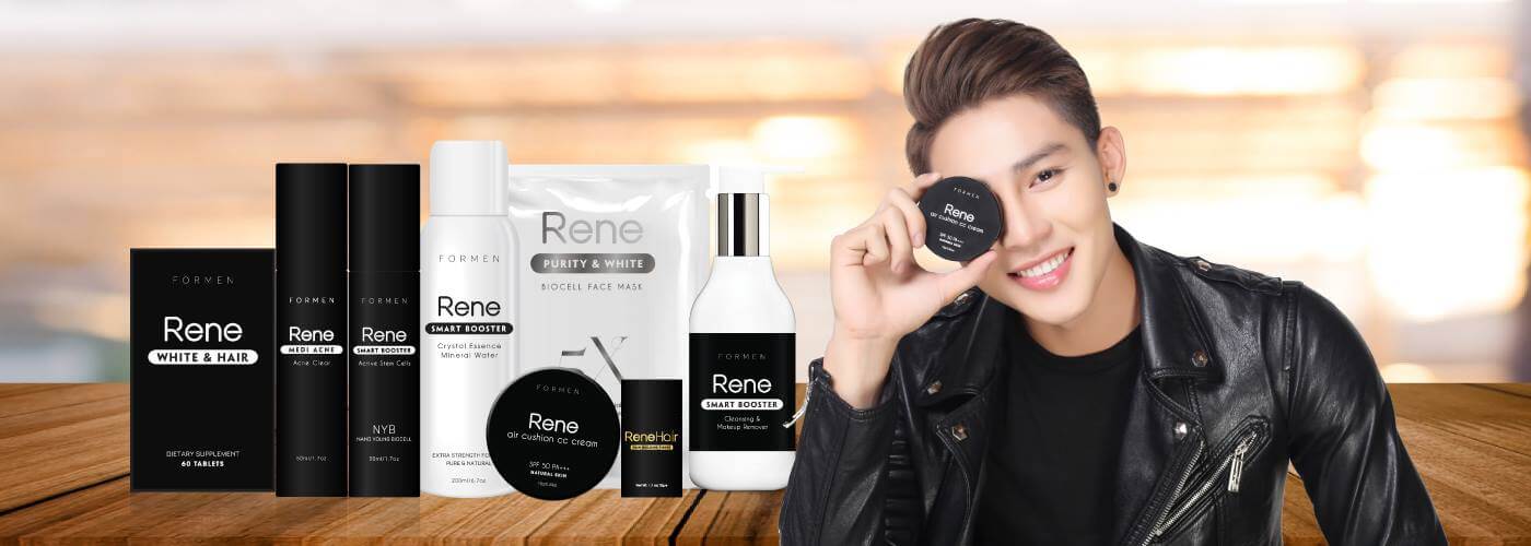 Rene là thương hiệu mỹ phẩm đến từ Mỹ rất được nam giới ưa chuộng.