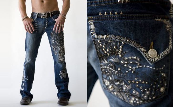 Chiếc quần jean đính kim cương trị giá 1,3 triệu USD của Secret Circus.