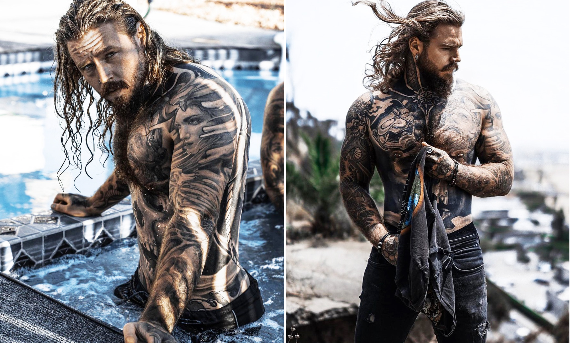 Anh chàng người mẫu xăm kín người để giấu đi một bí mật trong quá khứ