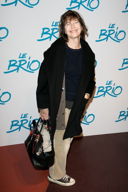 Jane Birkin cùng thiết kế túi được đặt cùng tên với bà.