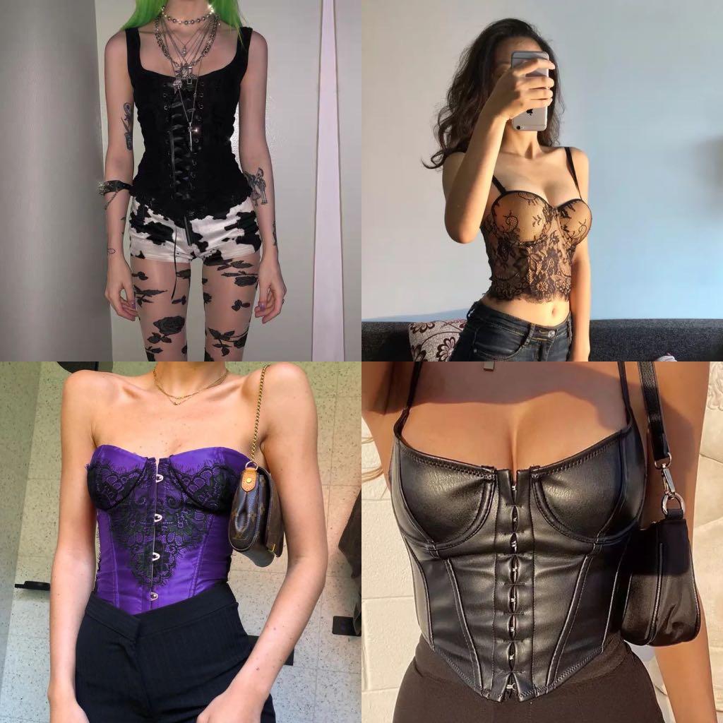 Những áo bắt chước kiểu dáng của corset lại được chị em xem như biểu tượng của sự quyến rũ, sexy trong những năm trở lại đây.