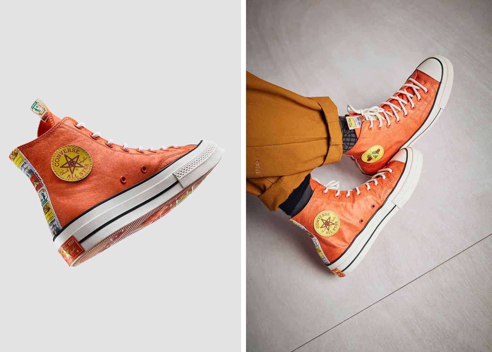 5 mẫu sneakers thiết kế trẻ trung mới phát hành năm 2021 - Ảnh 5Mẫu Crackle với sắc cam vàng nổi bật được hãng chia sẻ là đại diện cho hình ảnh pháo hoa trong những ngày đầu năm mới. Hoạ tiết pháo hoa cũng được đặt dọc theo gót và lưỡi giày.