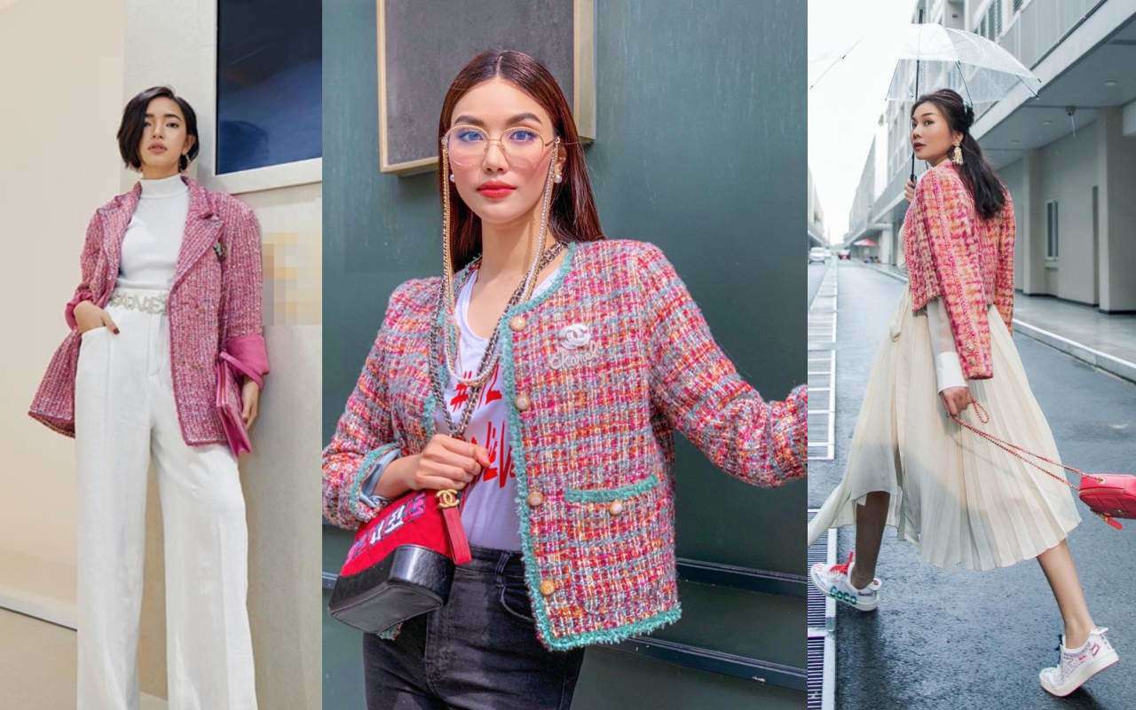 Cùng một chiếc áo khoác, cả ba mỹ nhân Châu Bùi - Lan Khuê - Thanh Hằng đều mang đến những phong cách khác nhau.