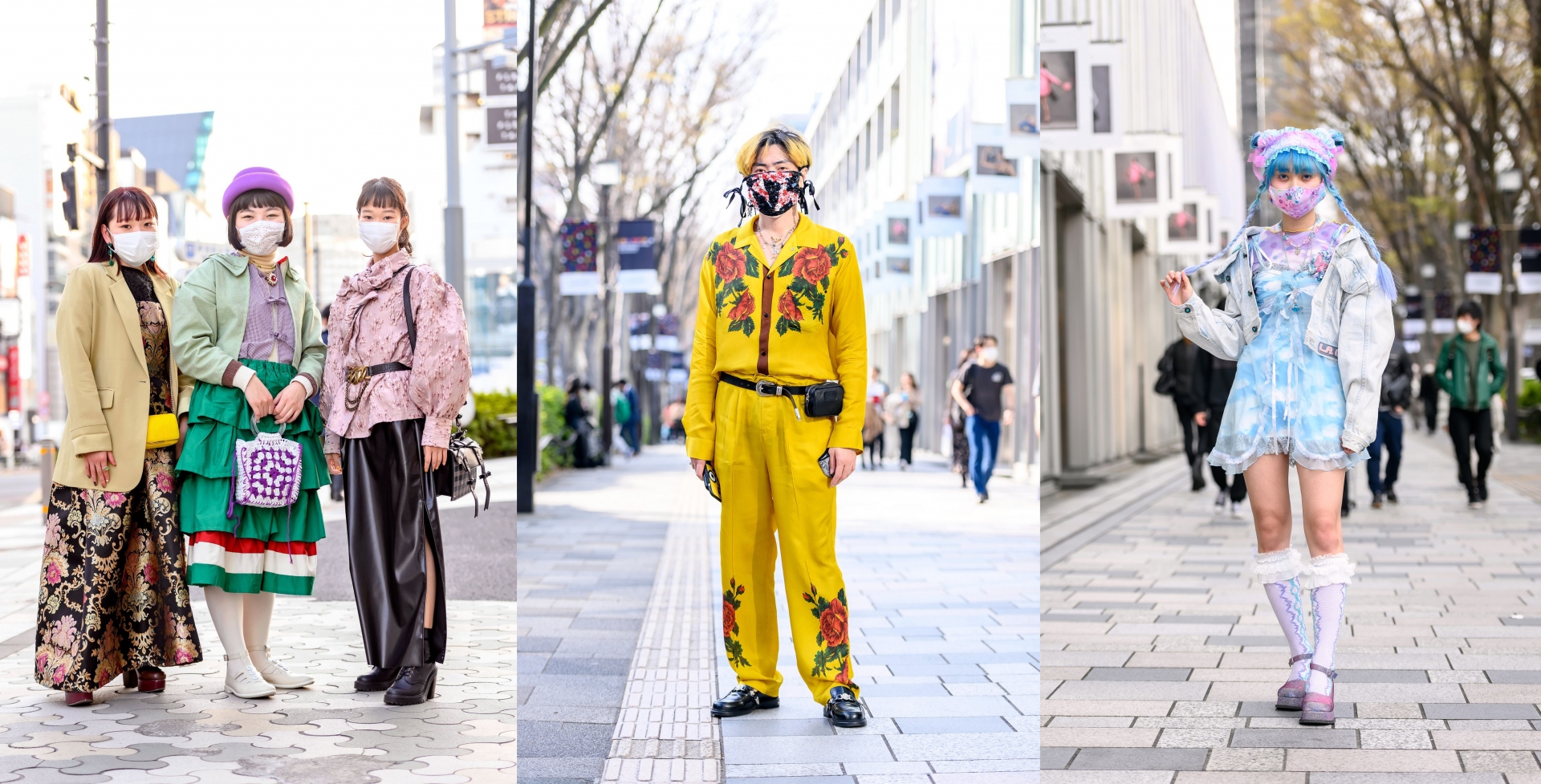 Đường phố Nhật Bản không thiếu những chàng trai cô gái có lối ăn mặc khác biệt, thậm chí lập dị.