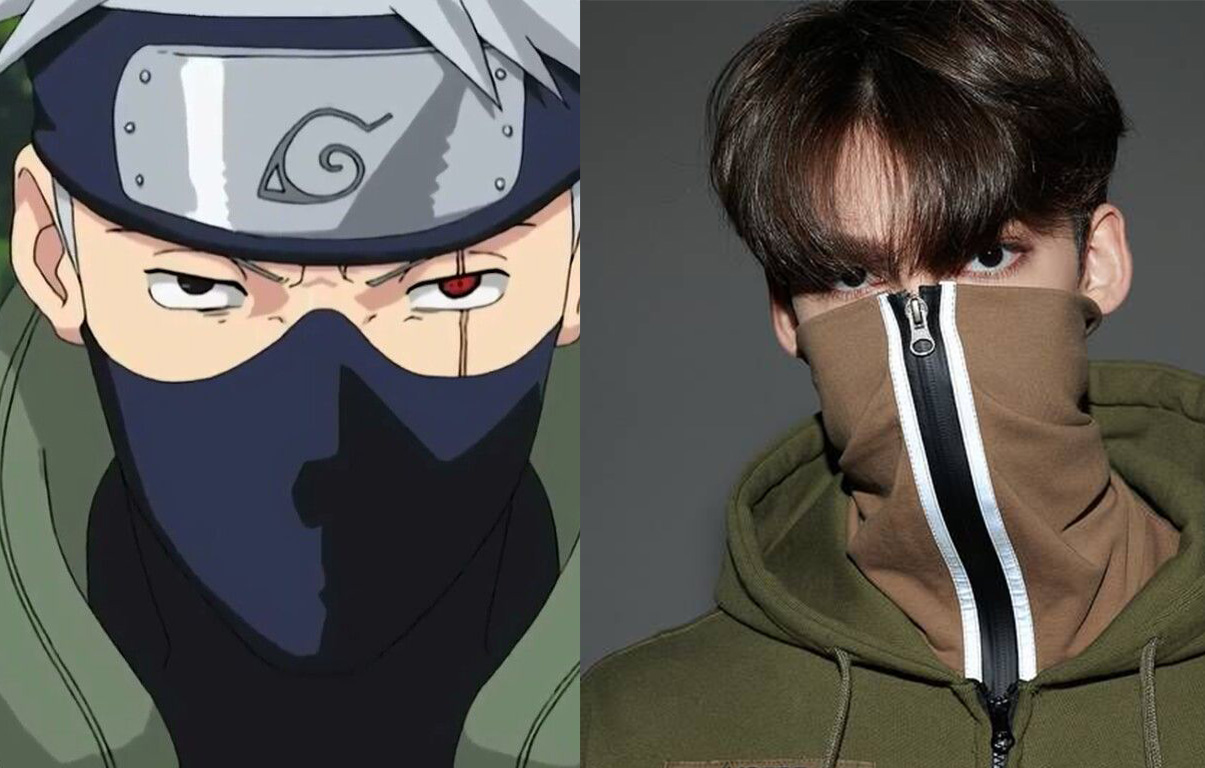 Thiết kế cổ áo che mặt làm nhiều người liên tưởng tới trang phục của các nhân vật ninja trong phim. 