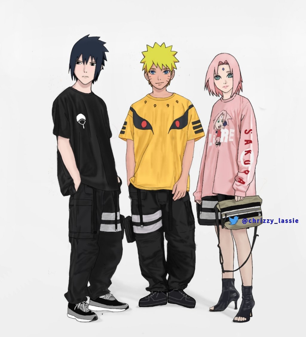 Các nhân vật hoạt hình Naruto trở thành người mẫu cho BST của hãng thời trang Libere.