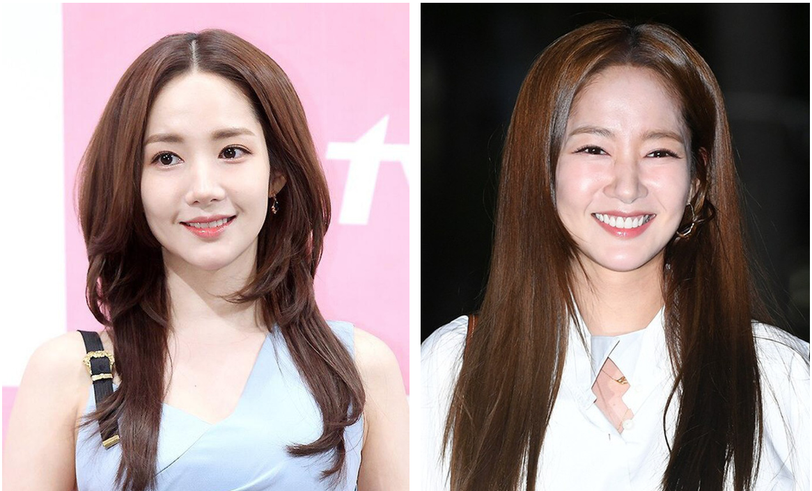 Lạm dụng tóc phồng làm diện mạo Park Min Young trông kém sắc hơn hẳn.