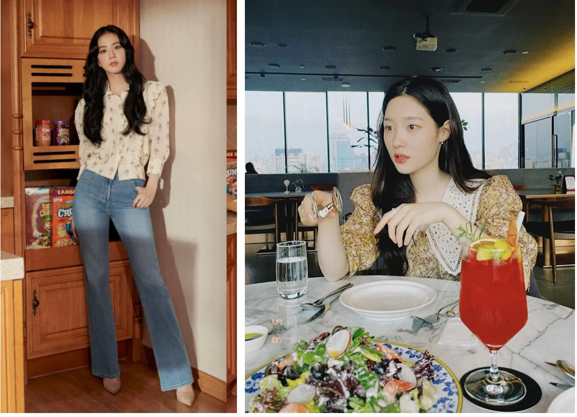 4 kiểu áo blouse mùa hè được sao Hàn tích cực lăng xê - Ảnh 3