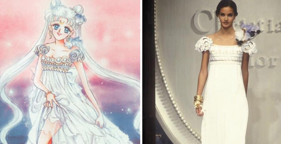 Sailor Moon vestiva Dior
