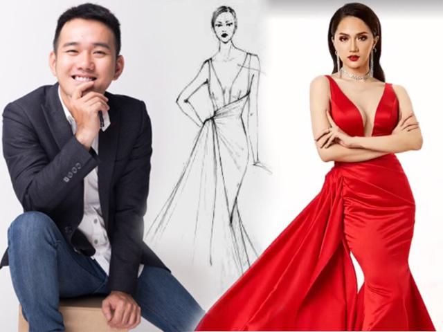 Bộ váy vào đêm chung kết cuộc thi Hoa Hậu Chuyển Giới Quốc Tế (Miss International Queen) 2018 của Hương Giang cũng là một sản phẩm của Lê Thanh Hoà.