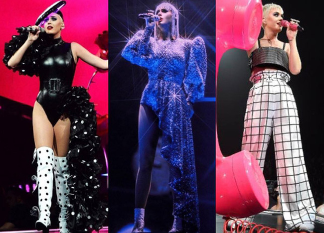 6 bộ trang phục trình diễn của Katy Perry được sáng tạo bởi thương hiệu Công Trí.