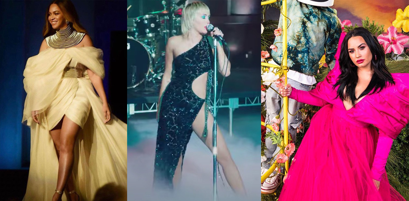 Theo chân đàn chị, nhiều nữ ca sĩ nổi tiếng như Beyonce, Miley Cyrus, Demi Lovato cũng đặt hàng nhà thiết kế Việt Nam để có những bộ trang phục trình diễn ấn tượng của riêng mình.