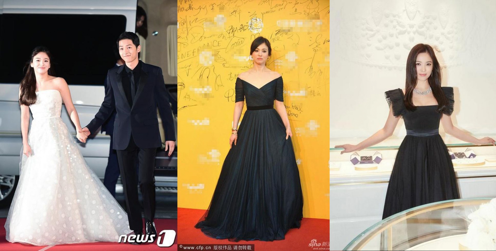 Mỗi lần Song Hye Kyo diện váy dài, cứ như nữ thần xuất hiện trên thảm đỏ. Fan cứ ủng hộ cô nàng cứ tiếp tục phát huy hình ảnh thời trang này.