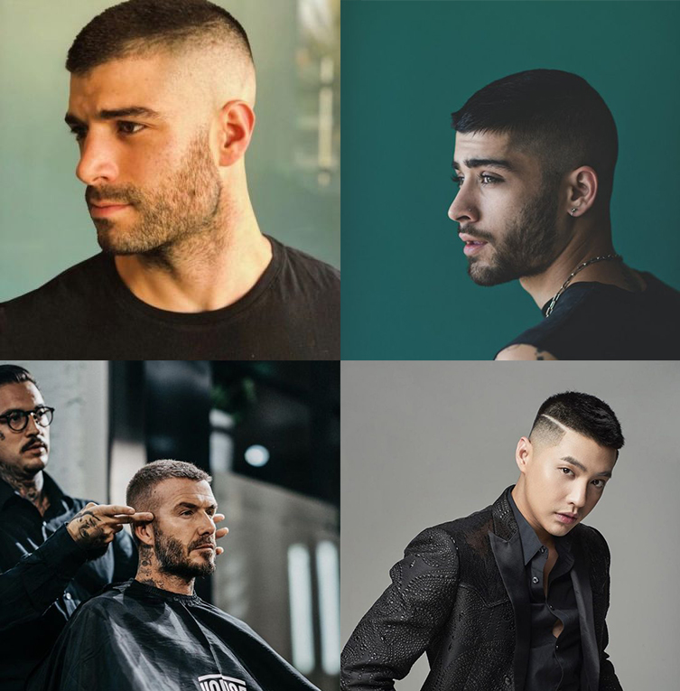 Một số kiểu tóc nam cắt sát bạn có thể tham khảo để đạt được độ ngắn mong muốn.