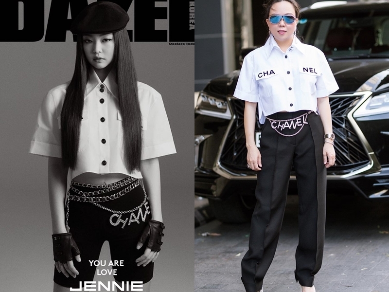 Được mệnh danh là 'phiên bản lỗi' của Jennie BLACKPINK khi liên tục diện Chanel 'auth' mà cũng hoá đồ chợ, Phượng Chanel phải học tập con gái trong khoản mix đồ và sử dụng hàng hiệu cho hợp lý.