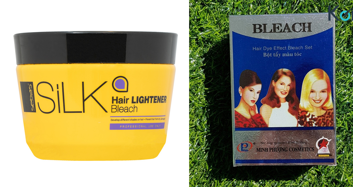 Một số loại thuốc tẩy tóc tốt bạn có thể tham khảo: Minh Phượng, Sebas Silky, Lavox Nano Complex, X.Pros Fiber...