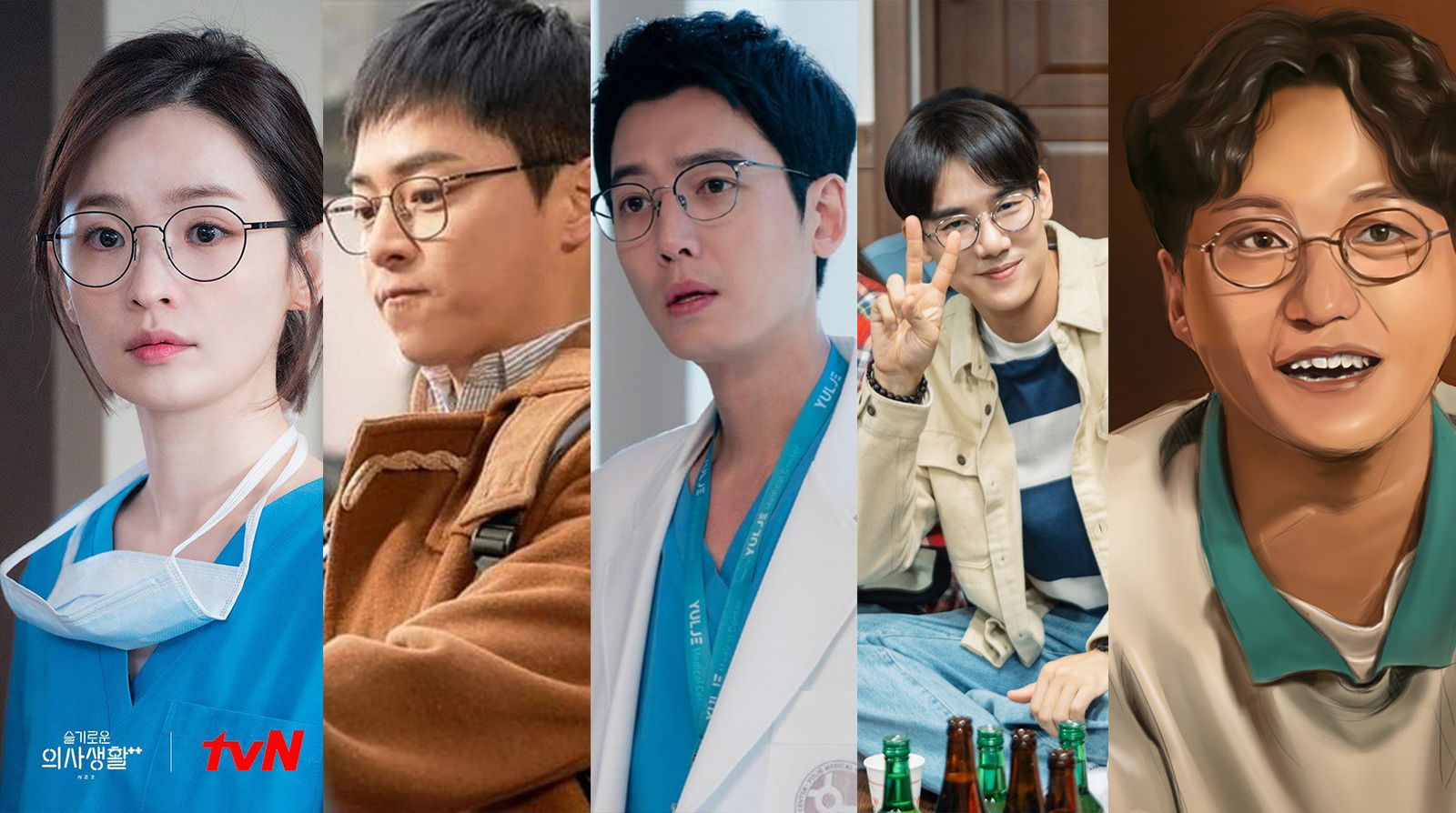 Hết đồng hồ, các vị giáo sư Hospital Playlist khoe nhẹ vài chiếc kính hiệu hơn chục triệu trong phần 2