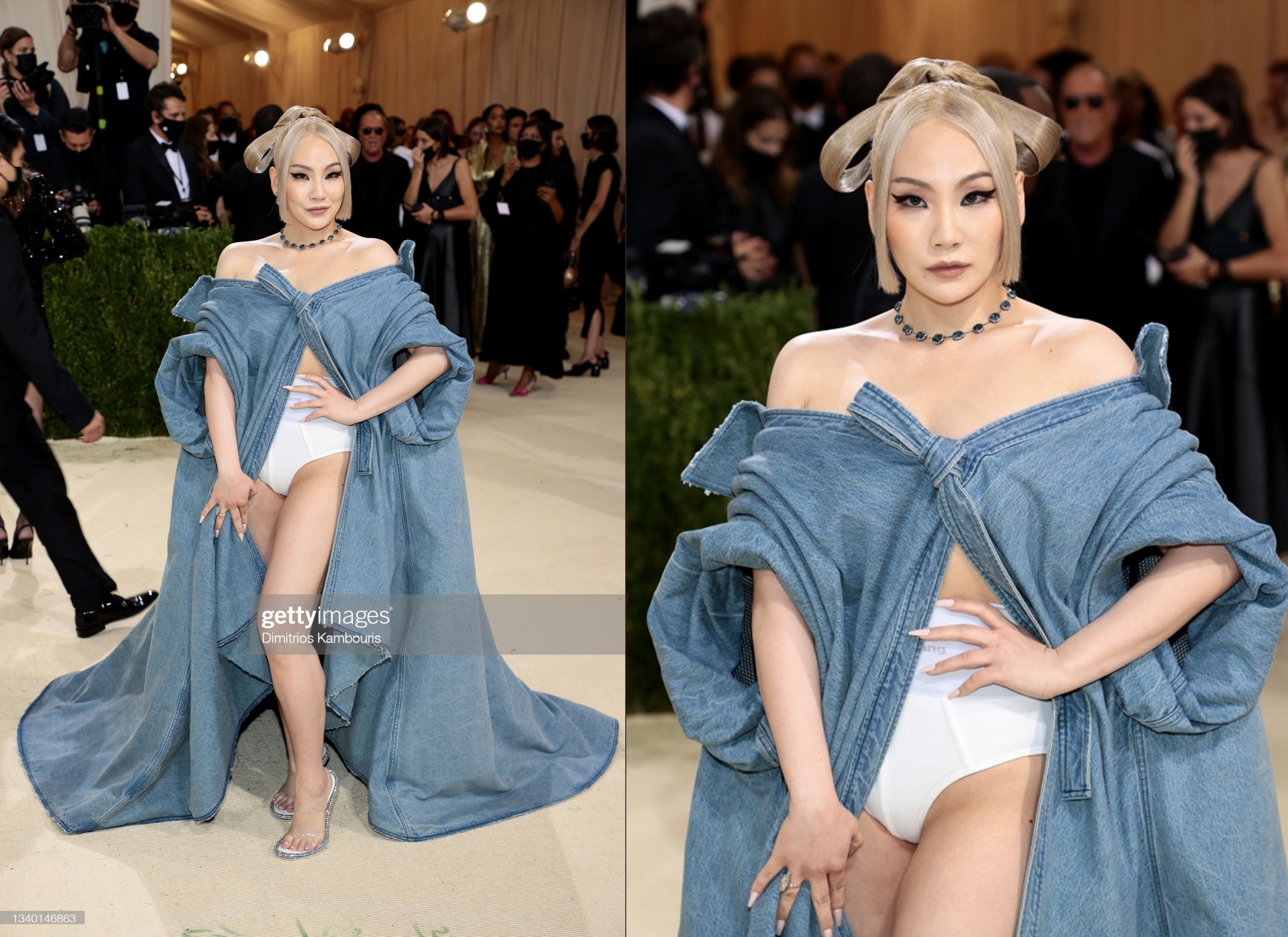 CL thu hút ánh nhìn với thiết kế áo choàng táo bạo, make-up lạ mắt, không hổ danh 'quái nữ' nhà YG một thời.