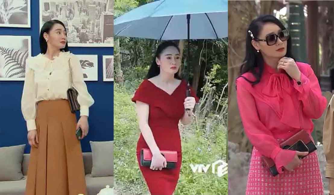 'Bóc' đại vài cảnh từ phim cũng thấy rõ phong cách thời trang ổn định của Quách Thu Phương trong Hương Vị Tình Thân.