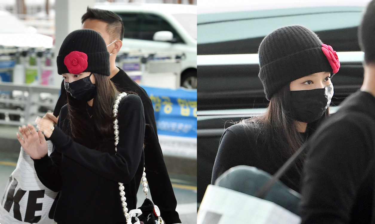 Jennie trùm kín đen như ninja tại sân bay, nhưng có 1 điểm khiến fan từ xa đã nhận ra ngay - Ảnh 3
