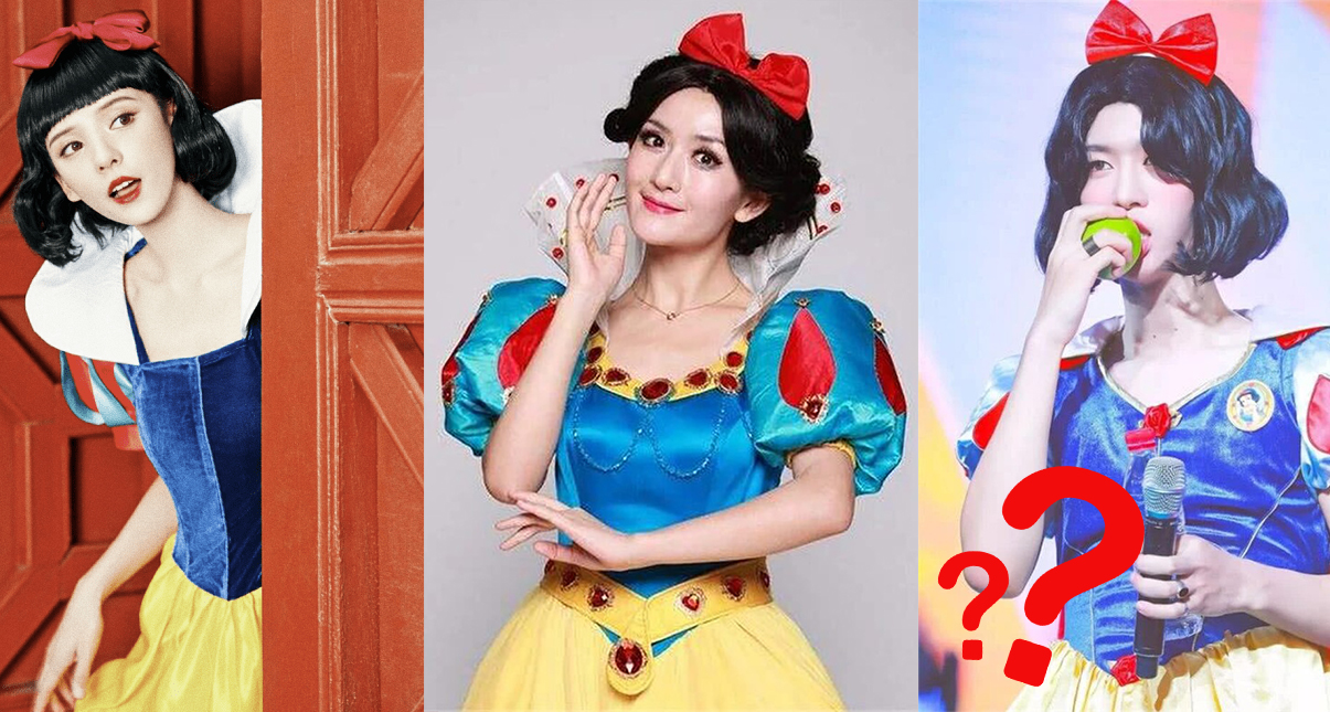 Sao Cbiz hoá trang thành công chúa Bạch Tuyết: Tạ Na như phù thuỷ, Trương Dư Hi giống nhất