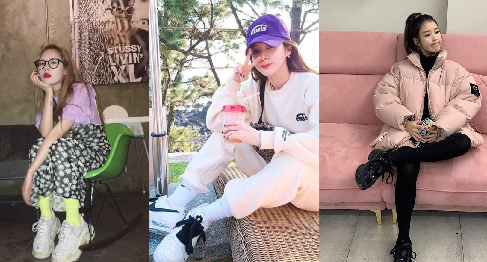 Sao Hàn bọc tất ngoài gấu quần, đi tất neon: Toàn tuyệt chiêu có thể bạn chưa biết