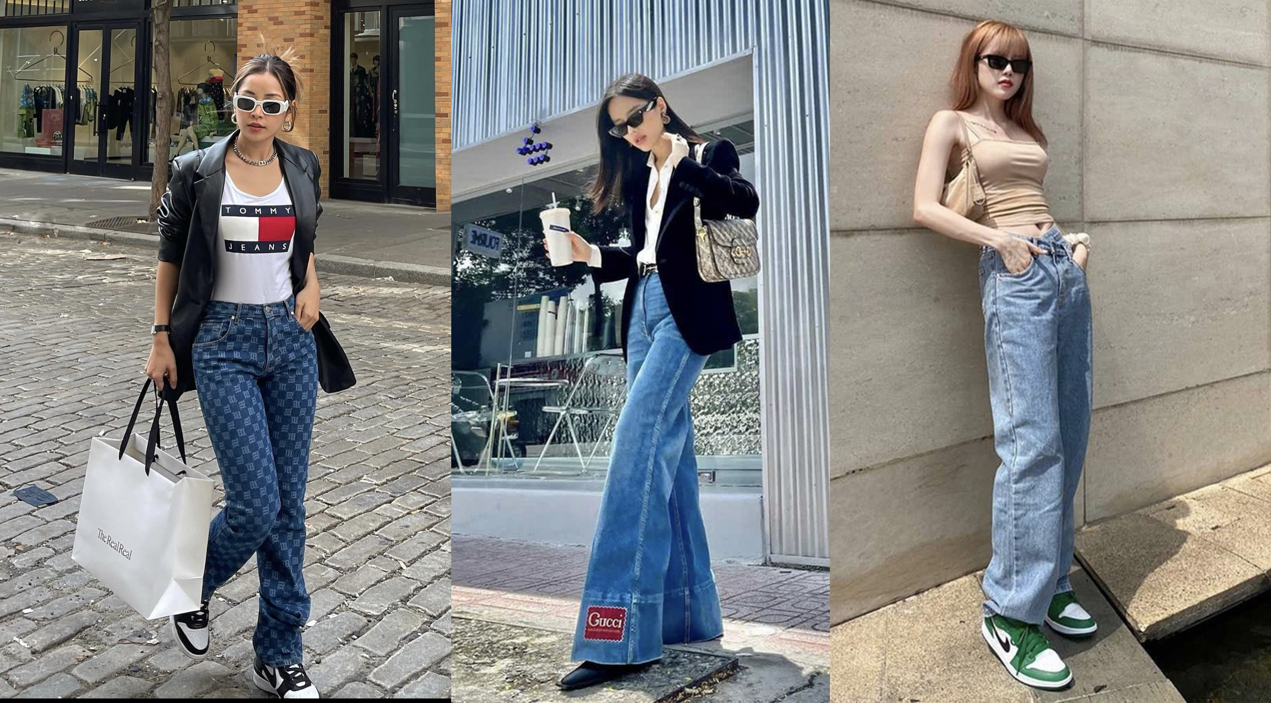 Muôn kiểu diện quần jeans đẹp như Chi Pu, Khánh Linh và mỹ nhân Việt