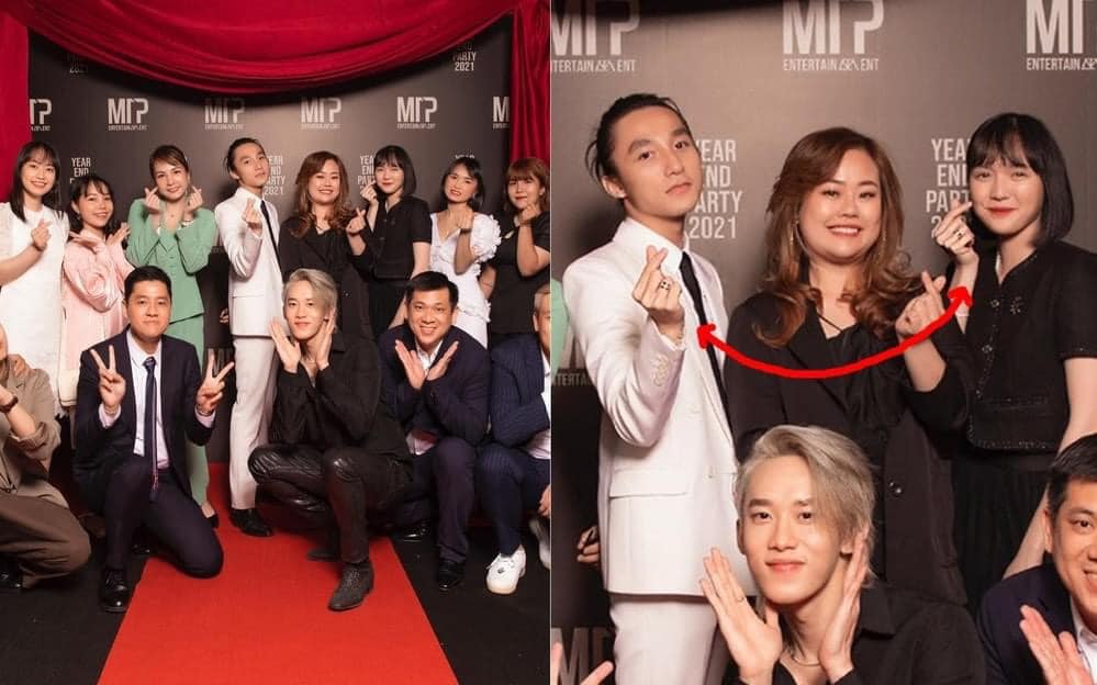 Bữa tiệc Year End Party của công ty M-TP còn có sự góp mặt của nhiều nhân vật nổi tiếng như Kay Trần, doanh nhân Châu Lê, Ben Phạm,...