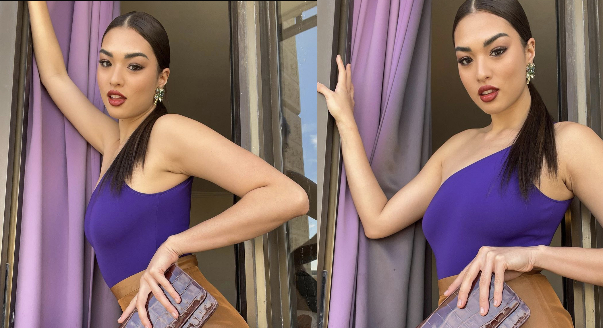 Sở hữu vóc dáng "đồ sộ", đối thủ của Kim Duyên mặc thế nào để che tiệt "em bé mỡ"?