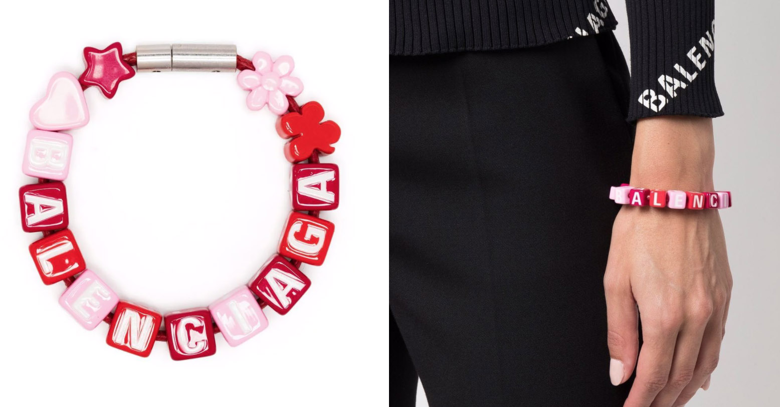 Balenciaga bắt trend thời trang Y2K với vòng cổ hạt nhựa trị giá 17 triệu đồng