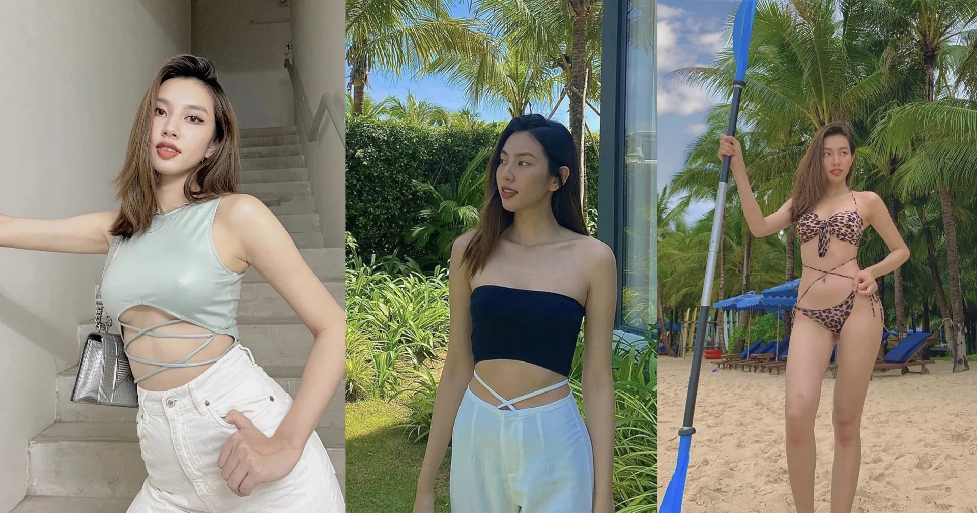 Lộng lẫy trên sân khấu nhưng Miss Grand 2021 Thuỳ Tiên chỉ mê phong cách đơn giản, hở bạo ngoài đời - Ảnh 4