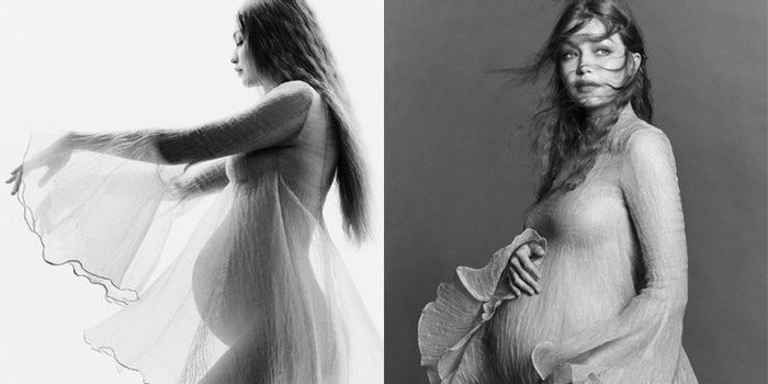 Chị cả nhà Hadid khoe vẻ đẹp quyến rũ với váy xuyên thấu khi đang mang thai.