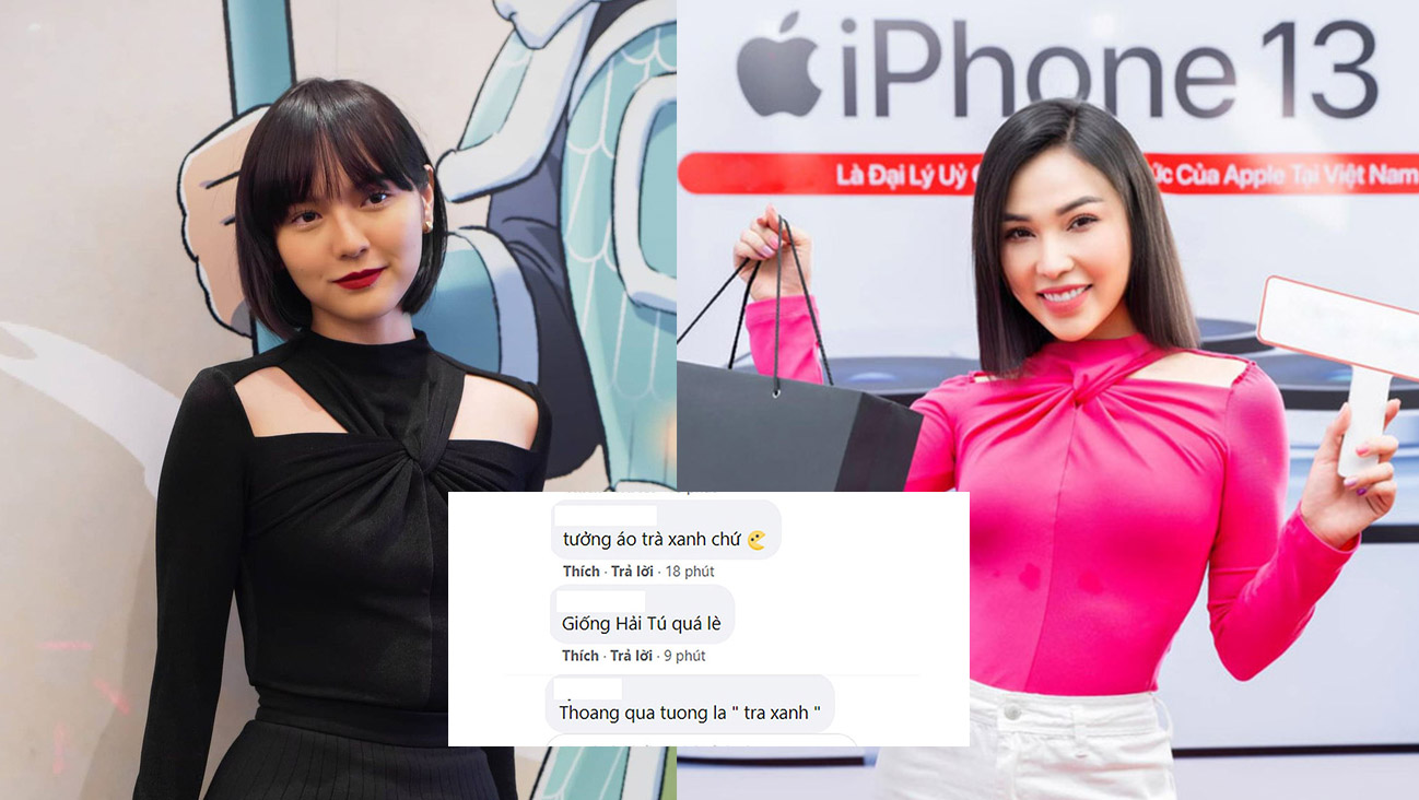 Sau Hải Tú, Quỳnh Thư tiếp tục khiến chiếc áo vô tội này mang danh "áo trà xanh"