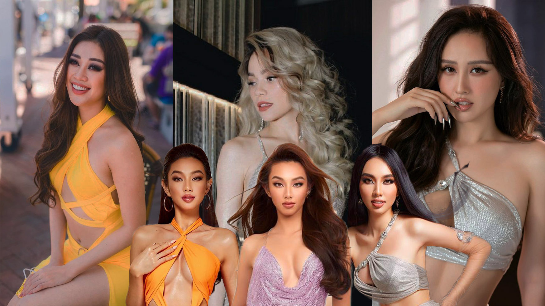 Tưởng độc quyền hoá ra Miss Grand Thuỳ Tiên "đụng váy" toàn "chị đại" V-biz