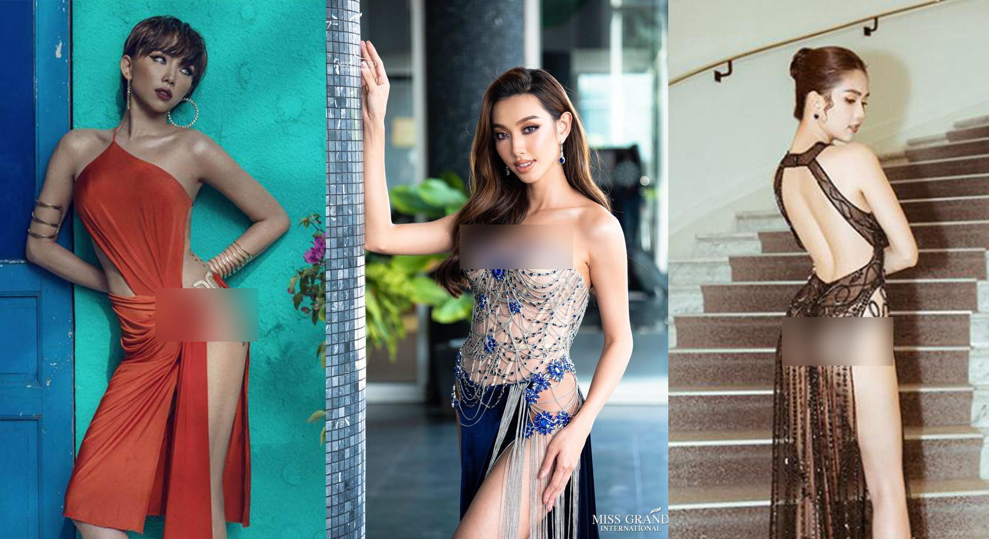 Thuỳ Tiên diện váy xẻ tà cao đến tận eo nhưng vẫn thua xa nhiều "đàn chị" Vbiz