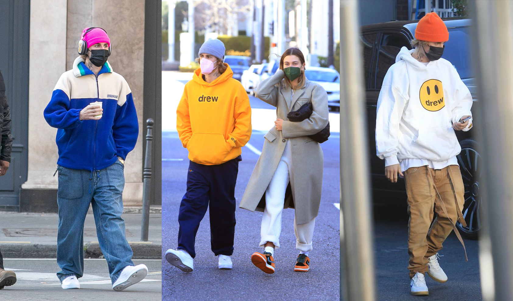 Justin Bieber vẫn là sao nam mặc đẹp năm 2021 dù gu thời trang "tạp pí lù", tương phản với vợ