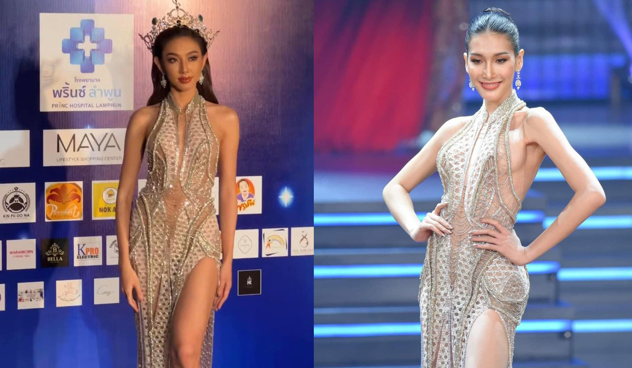 Thùy Tiên diện lại váy Á hậu chuyển giới Thái Lan, thách thức dàn "hung thần" thảm đỏ