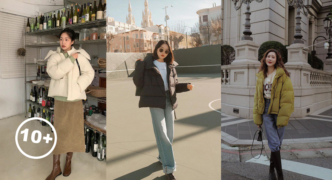 10+ outfits thời thượng cùng áo phao cho team miền Bắc đón năm mới 2022 rét đậm