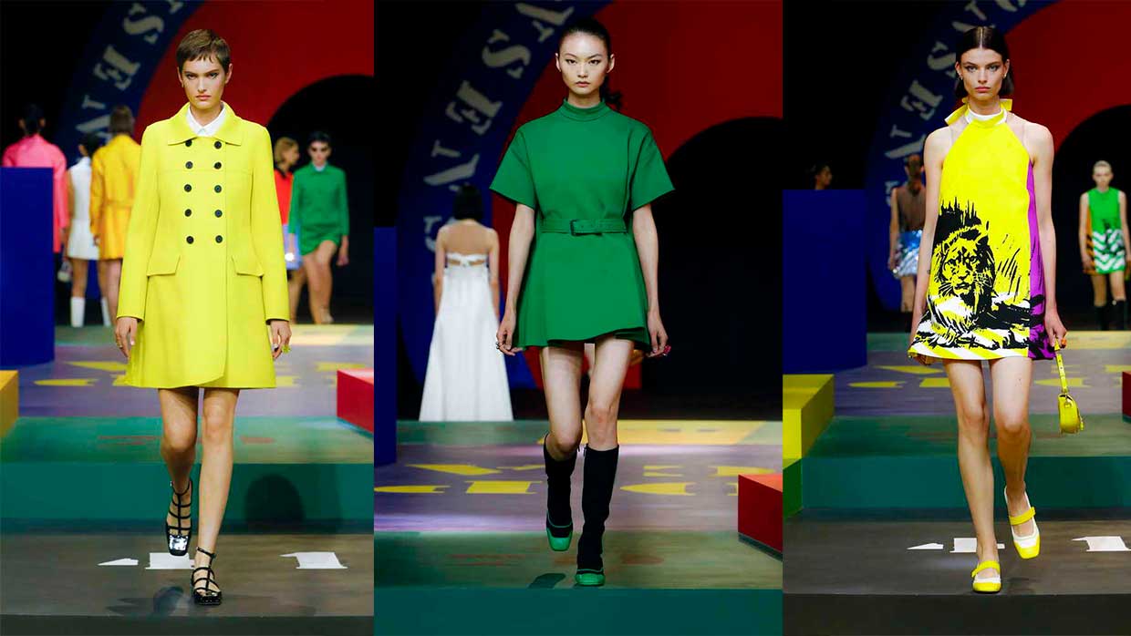 Váy siêu ngắn xuất hiện trong BST Xuân/Hè 2022 của Dior.