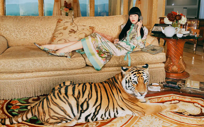 Gucci sử dụng hổ thật trong video quảng bá cho BST.