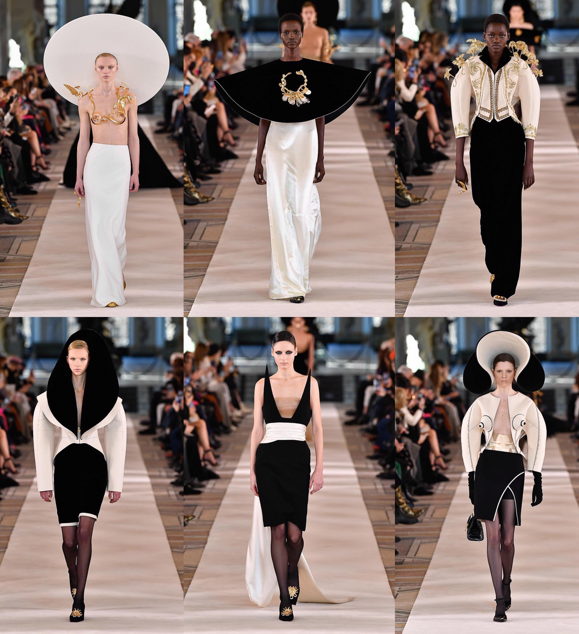 Schiaparelli thắp sáng Tuần lễ thời trang Haute Couture Paris bằng vàng và những thiết kế vô thực - Ảnh 7