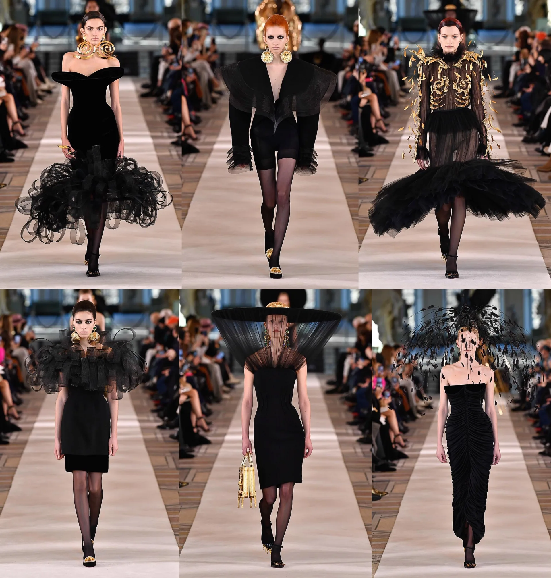 Schiaparelli thắp sáng Tuần lễ thời trang Haute Couture Paris bằng vàng và những thiết kế vô thực - Ảnh 3