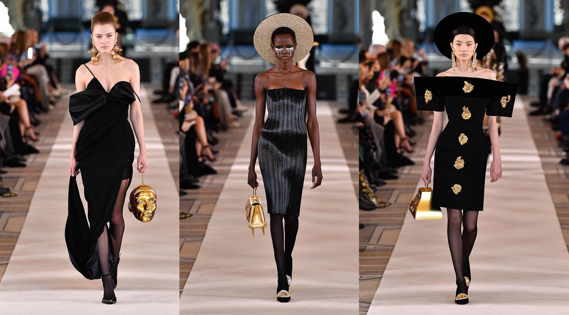 Schiaparelli thắp sáng Tuần lễ thời trang Haute Couture Paris bằng vàng và những thiết kế vô thực - Ảnh 10