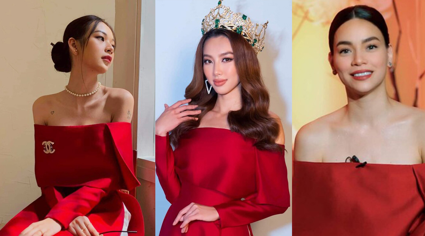 Một thiết kế áo dài được Hà Hồ đến Thuỳ Tiên mở màn cuộc chiến đụng hàng đầu năm